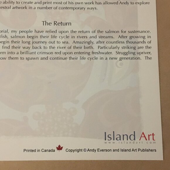 Andy Everson 'The Return' Professionally Framed Print - Picture 11 of 15